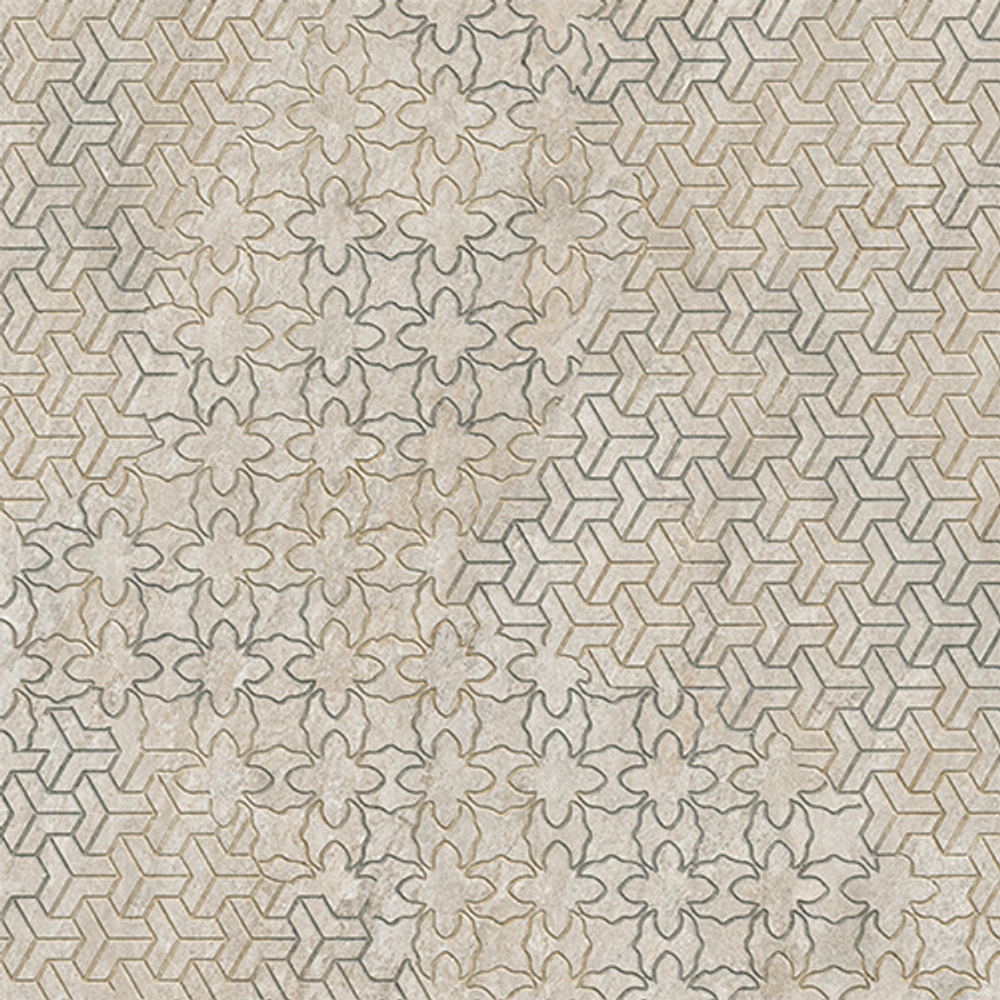 60x60 Quarstone Декор "Пэчворк" R10B