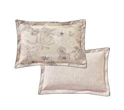 Постельное белье 2 спальное евро Blanc des Vosges Carnet De Voyage бежевое