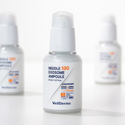 Ампульная сыворотка с микроиглами WellDerma Needle 100 Exosme Ampoule, 30мл