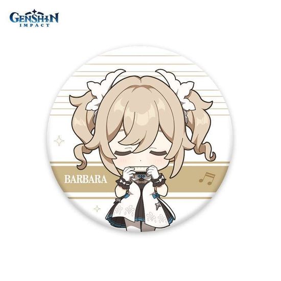 Значок Genshin Concert Melodies of an Endless Journey Chibi Character Badge Barbara 6974096538683