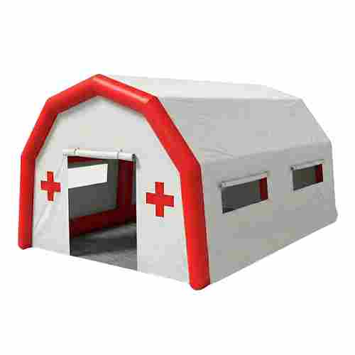 Модуль пневмокаркасный медицинский «Красный Плюс» из ПВХ, 6×4×3 м