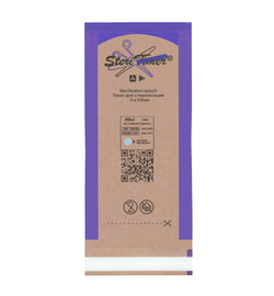 Пакет комбинированный плоский SteriTimer 75х150мм (100шт)