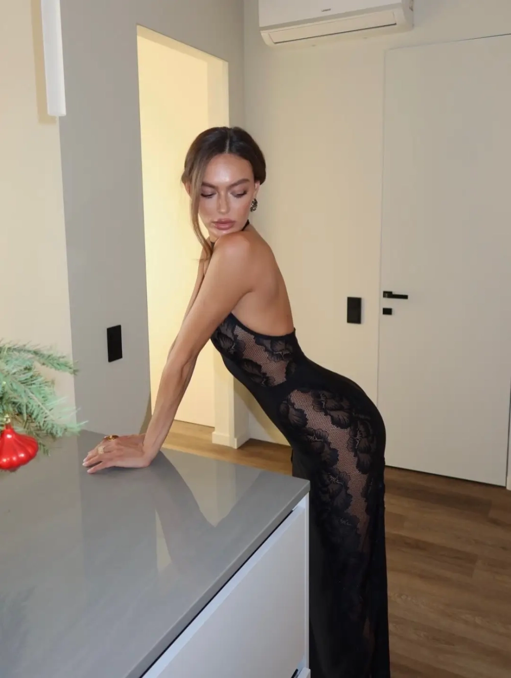 Платье Портленд, Черный