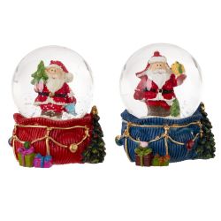 GAEM Фигурка декоративная "Дед Мороз" в стекл шаре, L5 W5,5 H6 см, 2в.