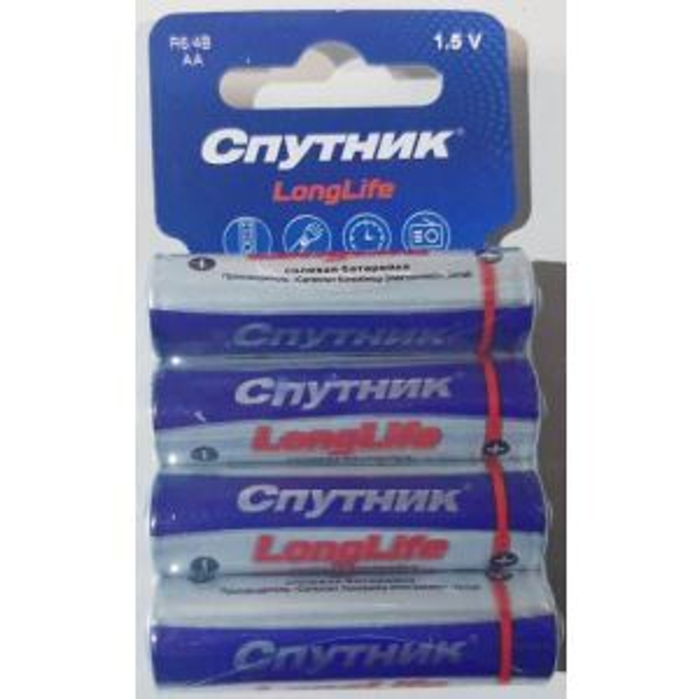 батарейка Спутник R06/4B Long Life