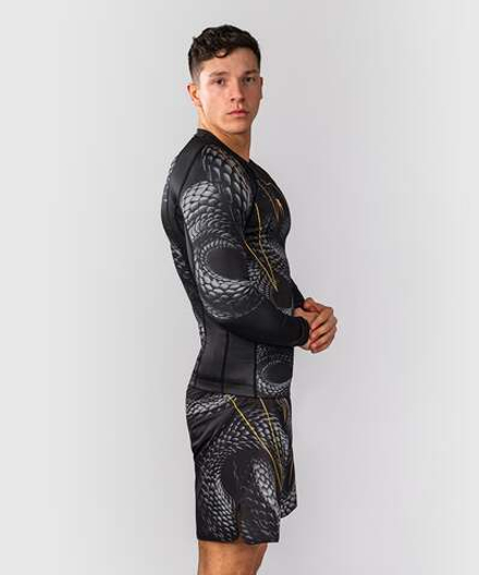 Рашгард Venum Matupa Black/Grey/Gold L/S