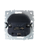 BRITE Розетка 1-местная с заземлением с защитными шторками 16А с USB A+A 5В 2,1А РЮш10-1-БрТБ темная бронза IEK