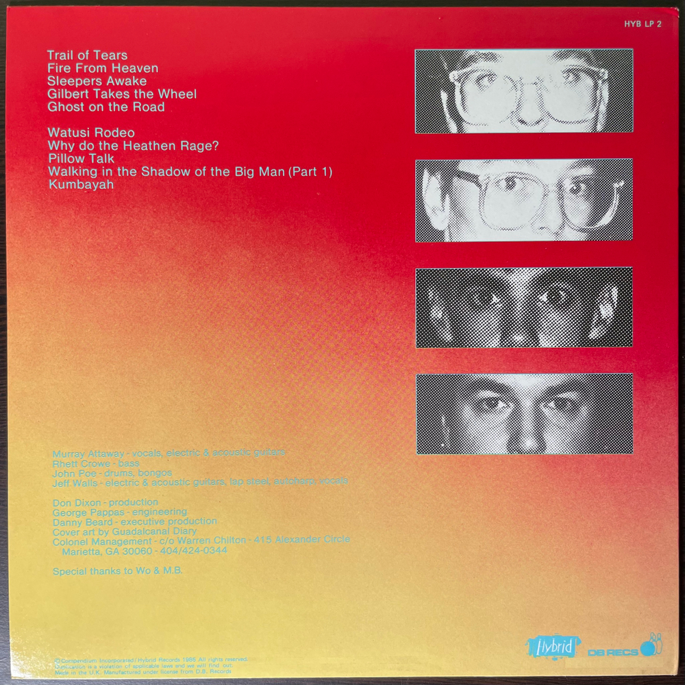 Guadalcanal Diary ‎– Walking In The Shadow Of The Big Man (Швеция 1985г.)