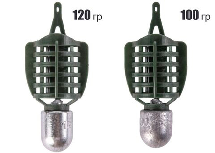 Кормушки фидер. Salmo FEEDER ROCKET LUXE 100г 120г 2шт. набор