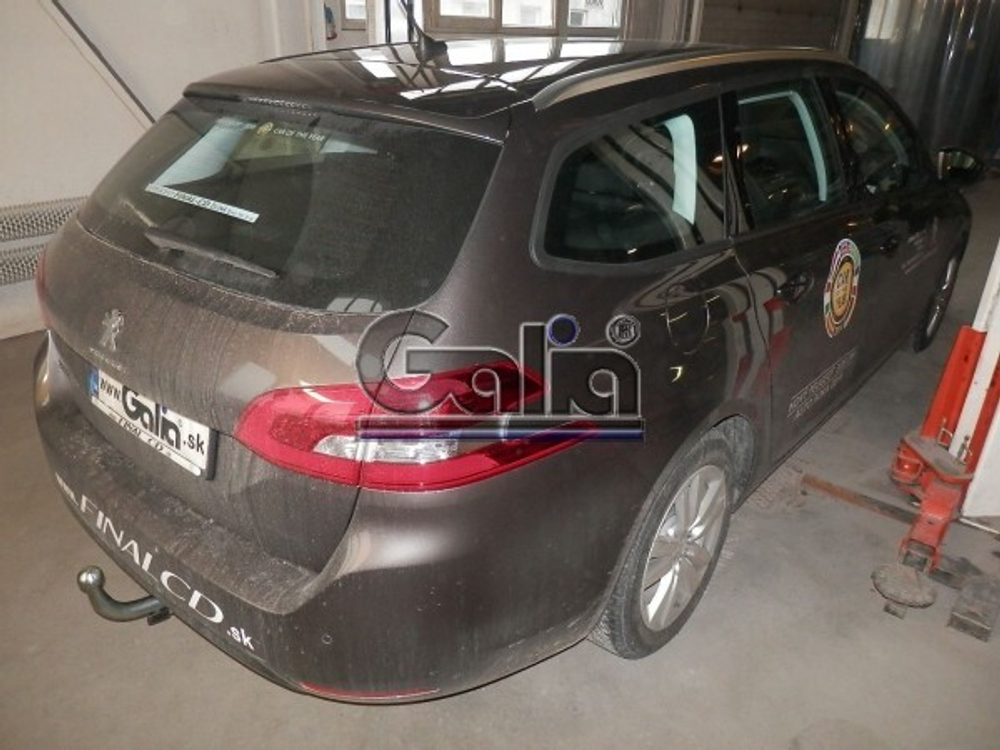 Фаркоп оцинкованный Galia C068A для Citroen C4 Picasso, C4 Grand Picasso 2013-, Peugeot 308 хетчбек, универсал 2013-(паспорт и сертификат в комплекте)(без электрики)