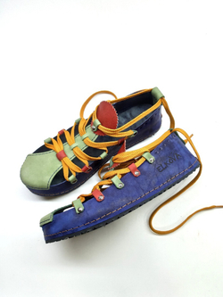 Туфли на шнуровке "Multicolor"