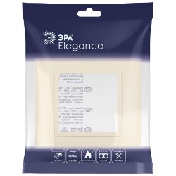 Рамка для розеток и выключателей ЭРА Elegance 14-5011-02 Classic, на 1 пост, сл.кость | Эра Elegance