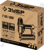 ЗУБР Т80, скобы тип 80 (6 - 16 мм), пневматический степлер (скобозабиватель), Профессионал (31938)
