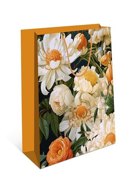 Пакет подар. бумажн. 33*42*10 см, 130гр/м2 Цветы