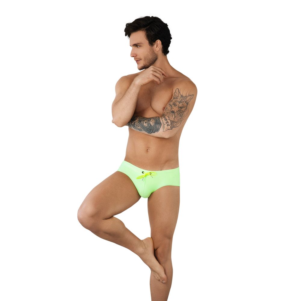 Мужские плавки салатовые Clever TROPIC PARTY SWIMSUIT BRIEF 096610