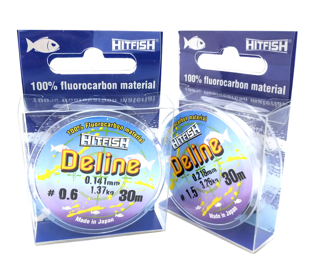 Леска флюорокарбон HITFISH Deline 30м