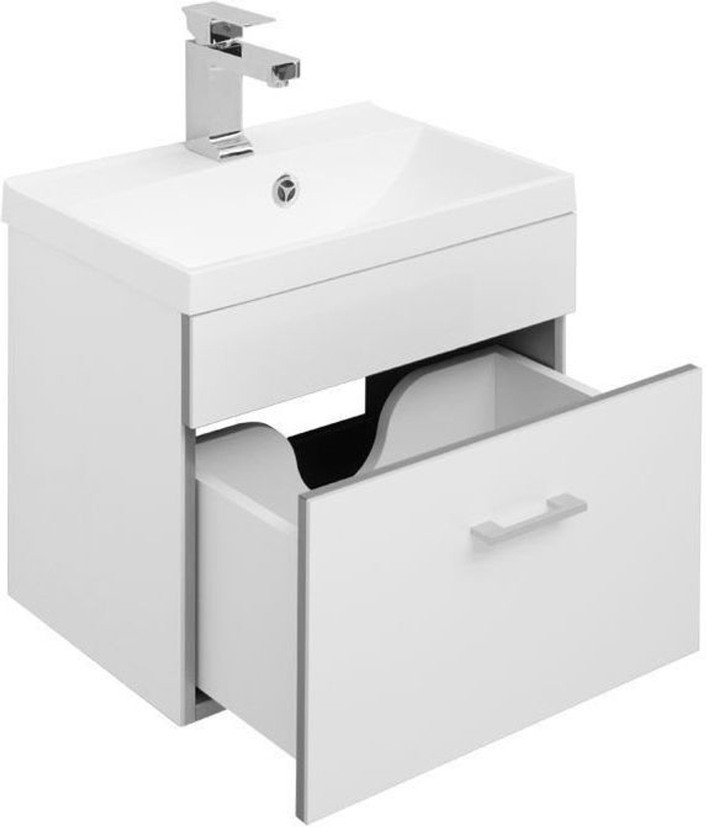 Мебель для ванной Aquanet Верона NEW 50 белый (подвесной 1 ящик)
