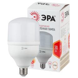 Лампа светодиодная POWER ЭРА STD LED T100-30W-2700-E27 30Вт колокол теплый белый свет Е27 | Лампы cветодиодные POWER