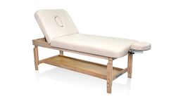 Массажный стол Mizomed Stationary Pro 2, стационарный (бежевый, коричневый)