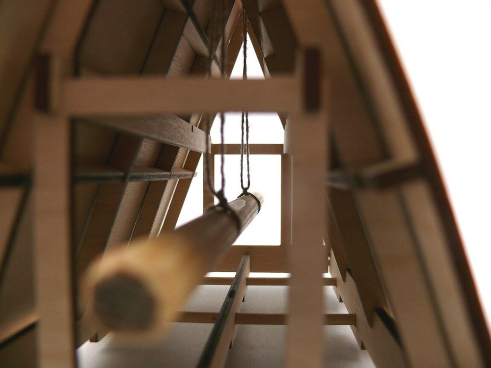 Таран (Armarika) - деревянный конструктор, сборная модель, 3D пазл, римское орудие, моделирование, моделизм