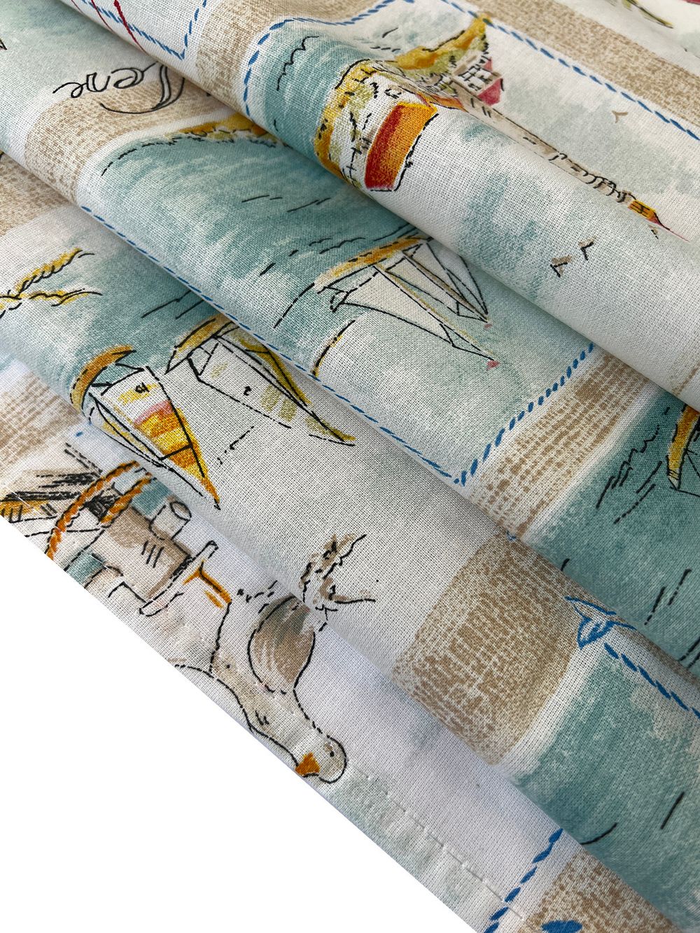 Наволочка комплект 2шт перкаль Сказка "Витамин Sea" 40x60 см на молнии