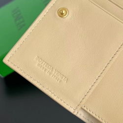 Bottega Veneta Small Intrecciato Bi-Fold Zip Wallet