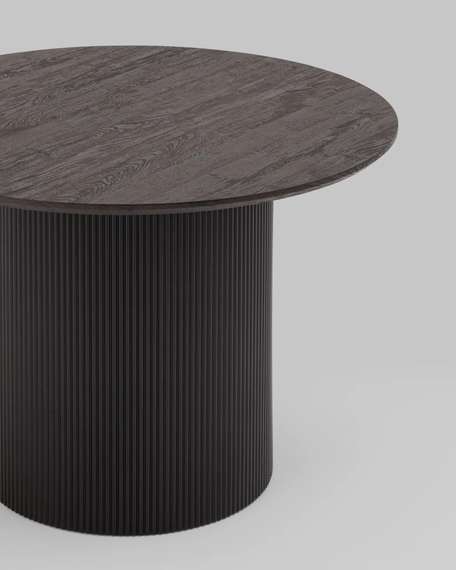 Стол Ballet Ø100 см, темное дерево