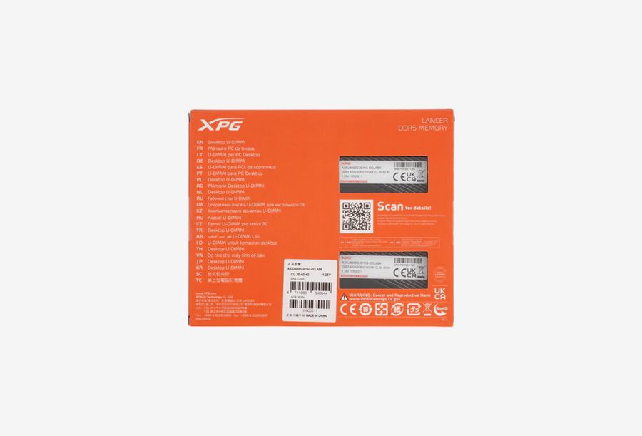 AX5U6000C3016G-DCLABK_0326605104902