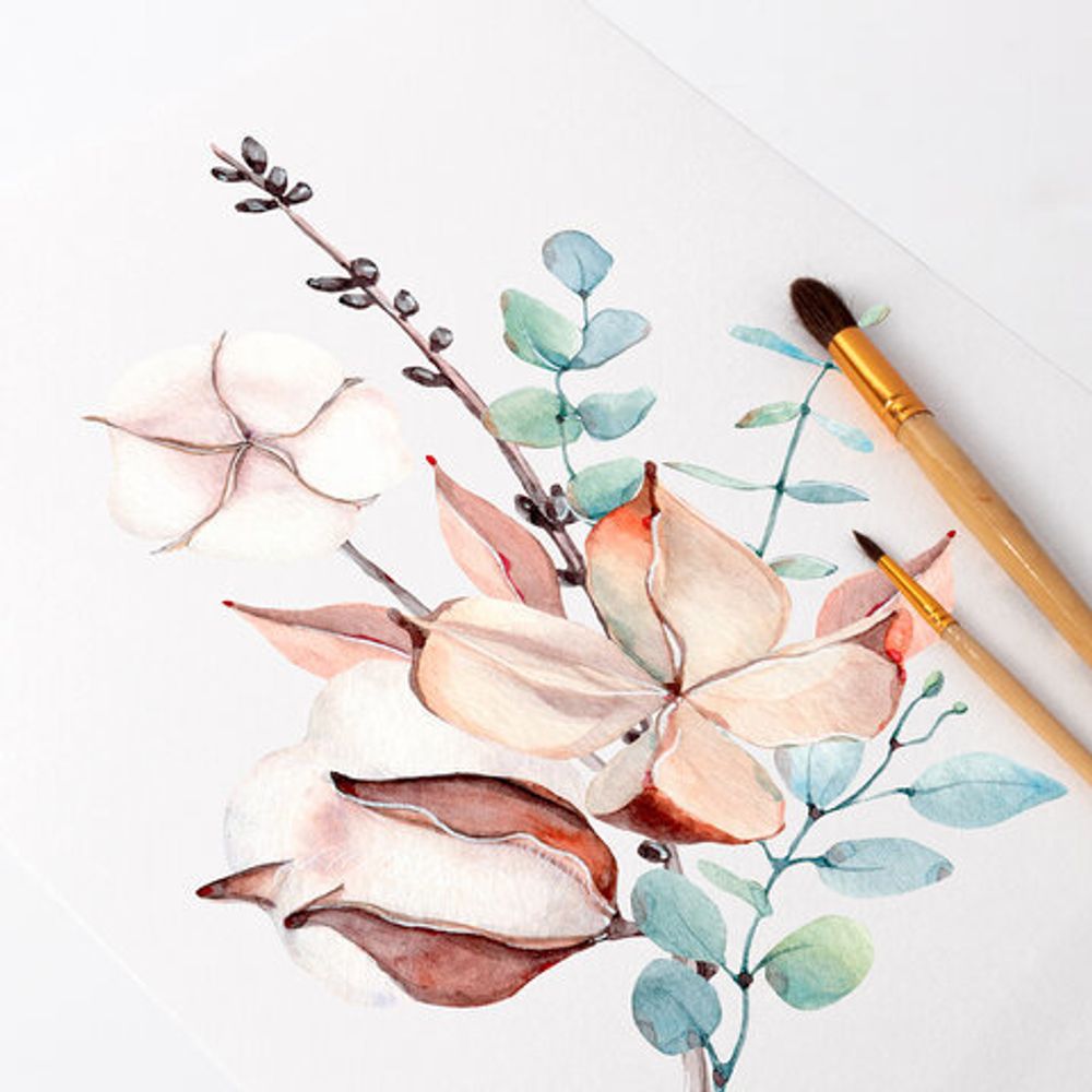 Альбом для акварели, бумага 180г/м, 198х198мм, 40л, склейка, BRAUBERG ART CLASSIC, 105928