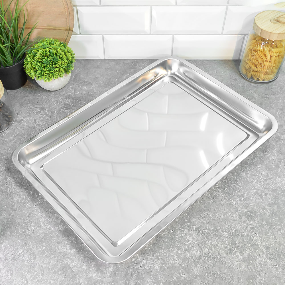 Противень 50*35*4,8см нерж глубокий