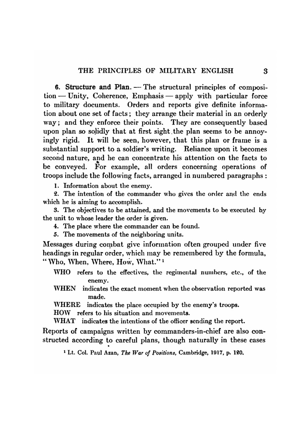 Military English. Official correspondence, orders, messages, and reports for use in courses allied to instruction in military science and tactics | Percy Waldron Long