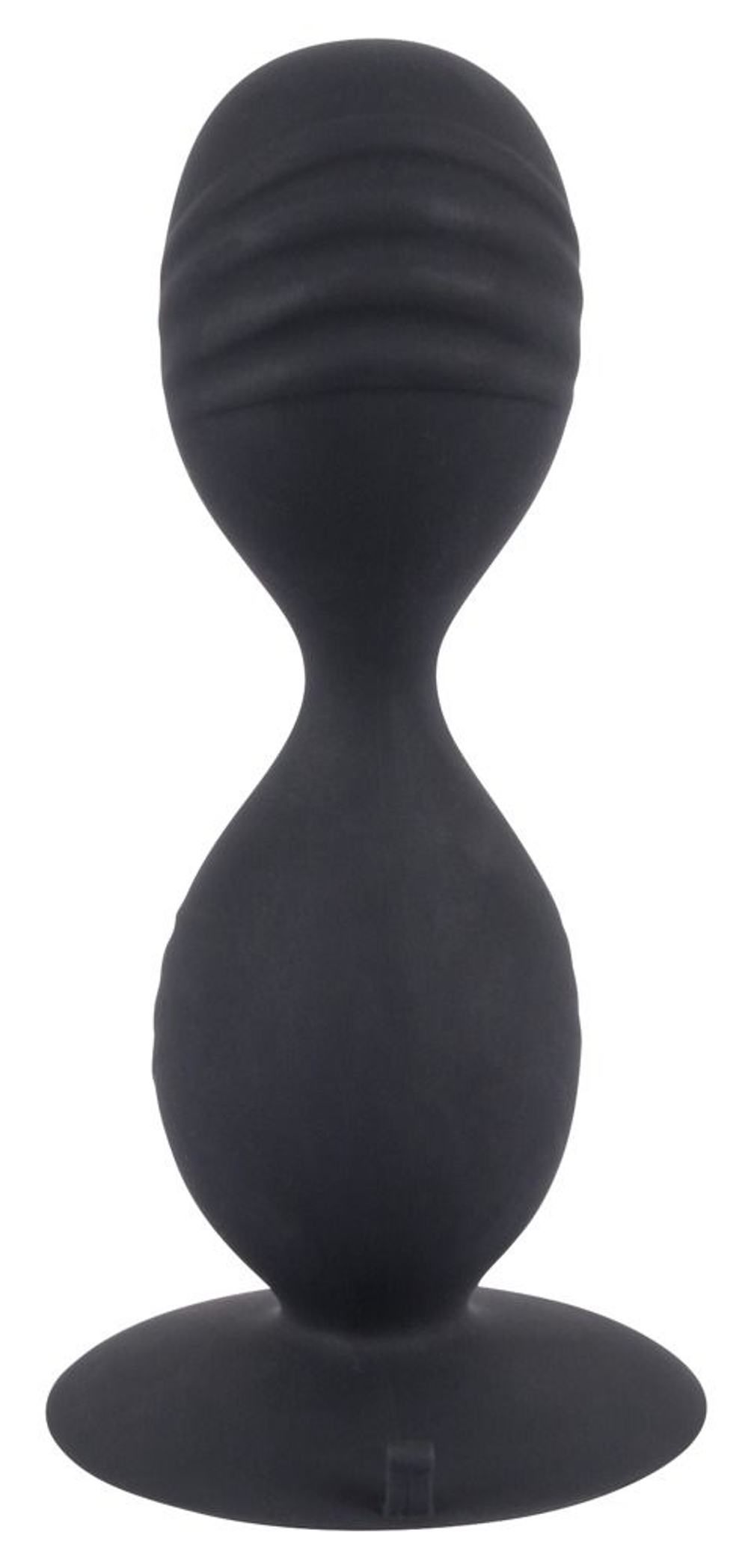 Анальные шарики на жесткой сцепке Backdoor Friend Double (Цвет: черный)