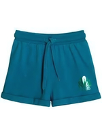 Шорты для девочки р.110 т.бирюзовый 101131