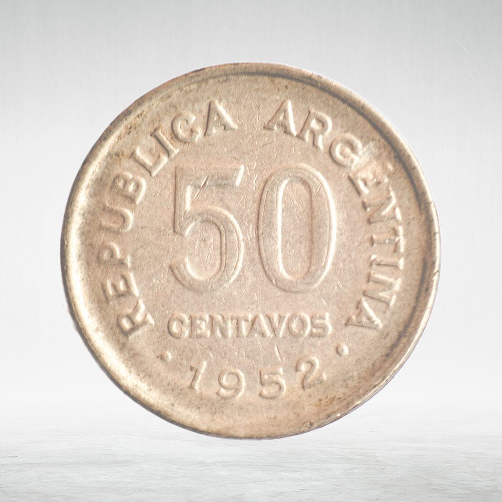Argentina, 50 Centavos, 1952, VF