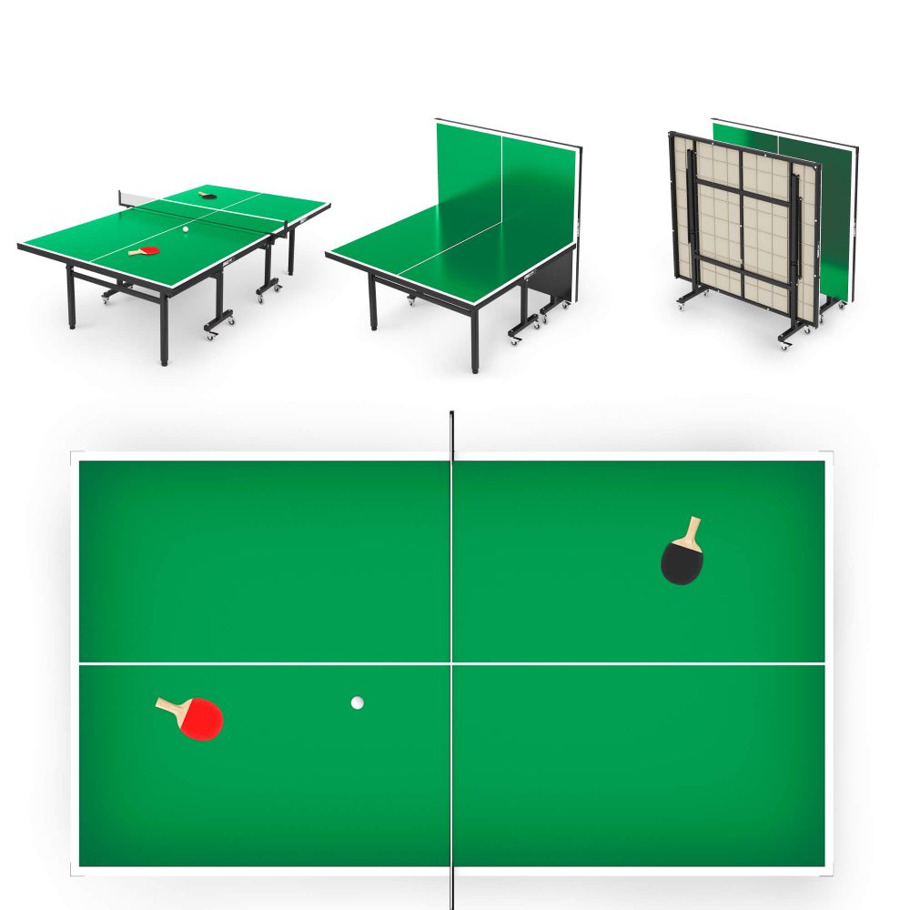 Всепогодный теннисный стол UNIX Line для улицы outdoor 14 мм SMC, зеленый