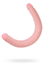 Двусторонний фаллоимитатор LoveToy LESBI TOUCH, телесный, 43 см