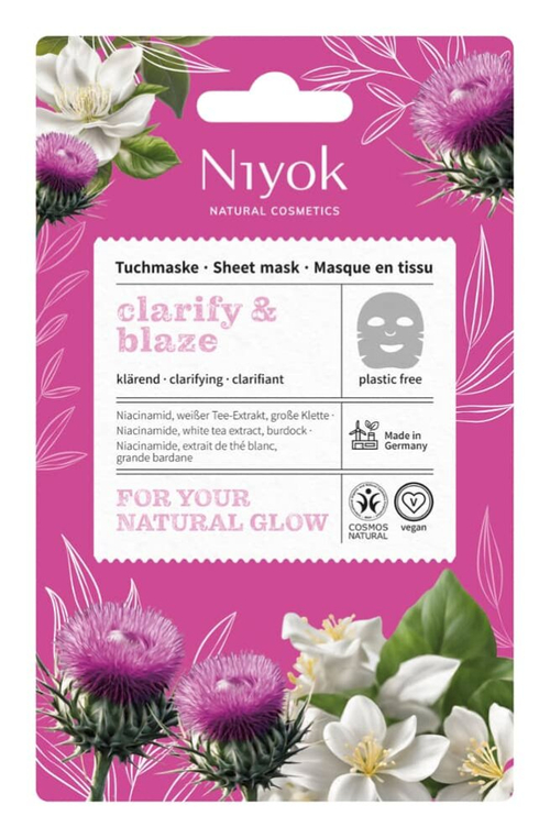 Тканевая маска Clearance & Blaze Niyok, 10 мл