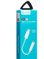 Аудио переходник Type-C - Jack3,5 D8 Celebrat white