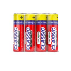 Батарейки Трофи R6-4S CLASSIC HEAVY DUTY Zinc