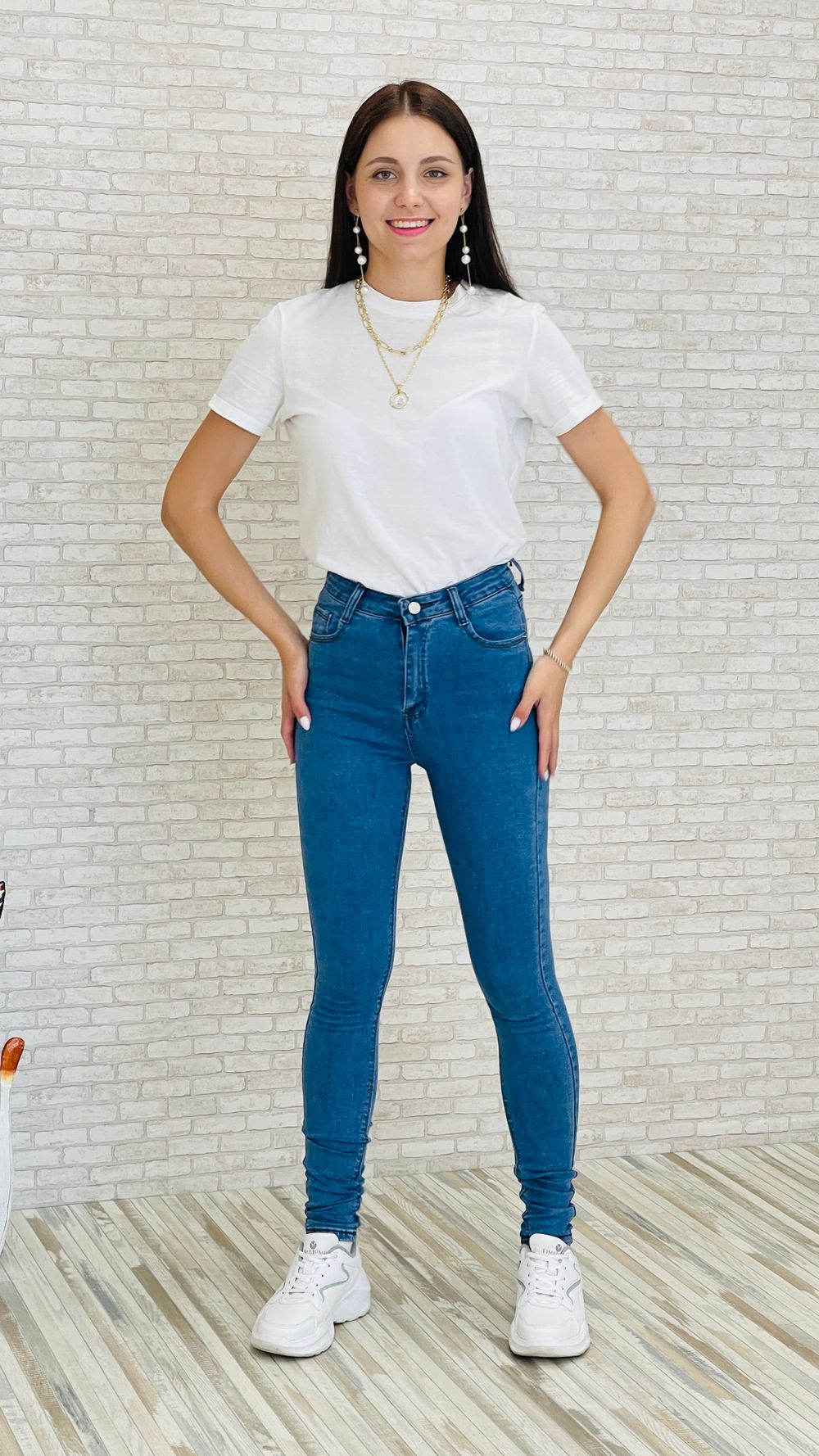 Джинсы МС-2-9515 (голубой)