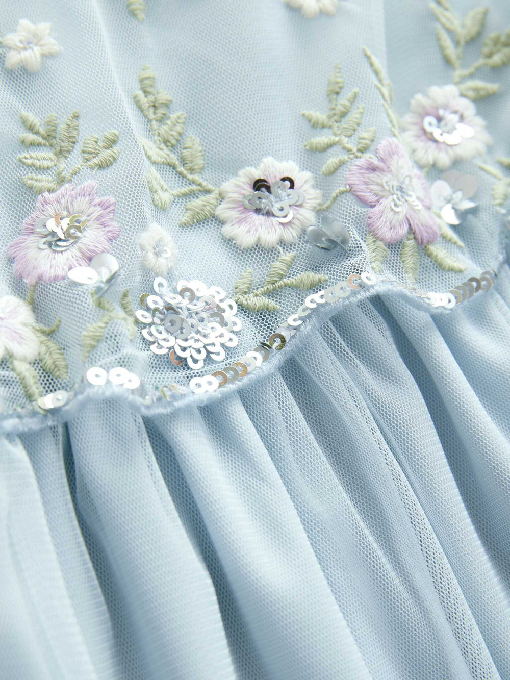 Платье для девочки Next E47-975, Голубой