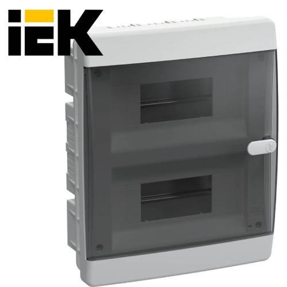 UNION Compact Корпус пластиковый ЩРВ-П-18 IP41 прозрачная дверь IEK