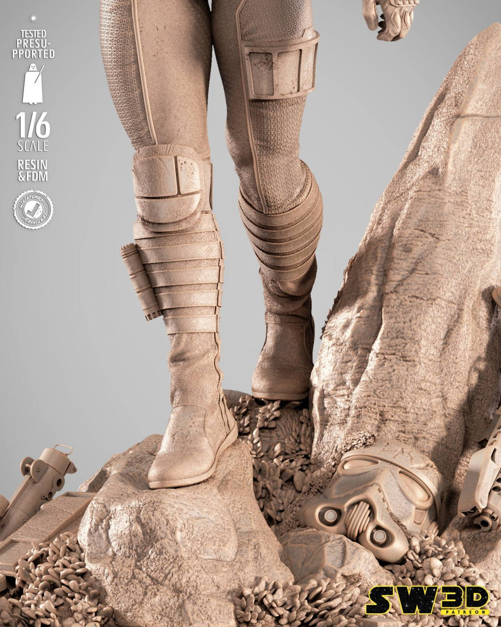 Джина Карано Кара Дюн Мандалорец Фигурка Gina Carano Cara Dune The Mandalorian