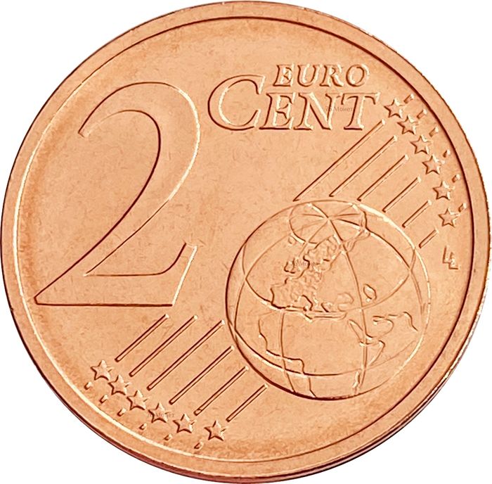 2 евроцента 2017 Литва (2 euro cent)