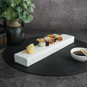 Блюдо для подачи 30*6*3 см,фарфор,белый цвет, матовая поверхность, "Паназия" P.L.-ProffCuisine