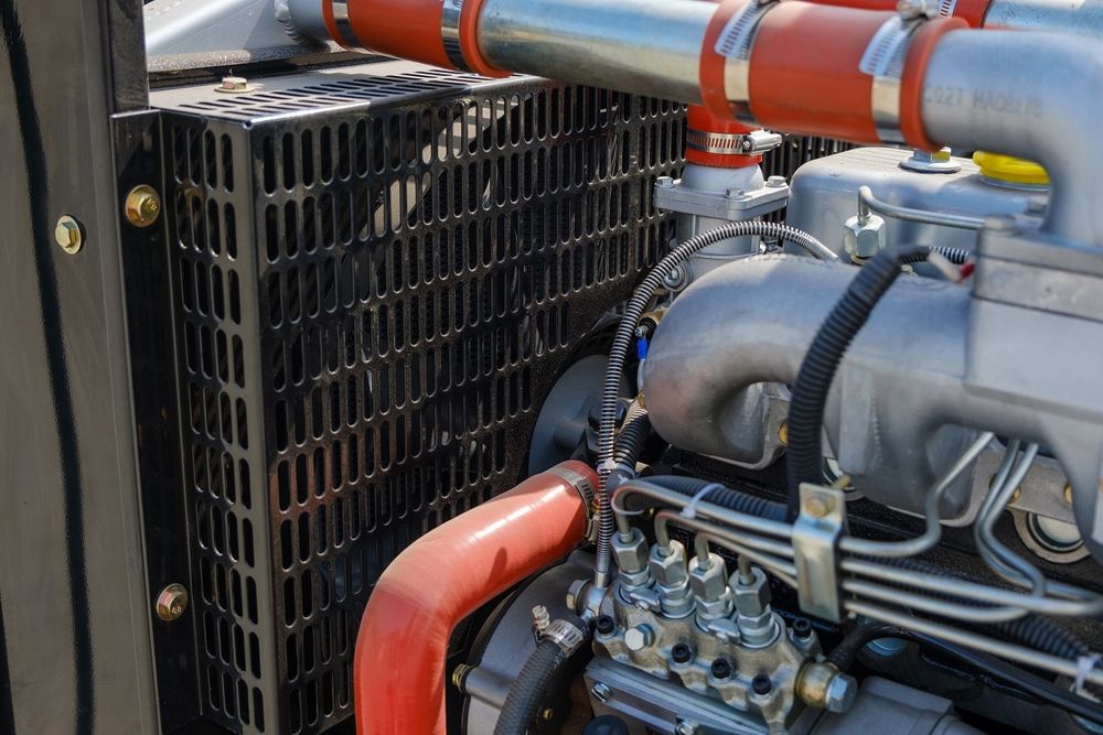 Дизельный генератор Vektor AD-30Y-T400 открытый - [ДГУ 30 кВт / Yunnei] трехфазный