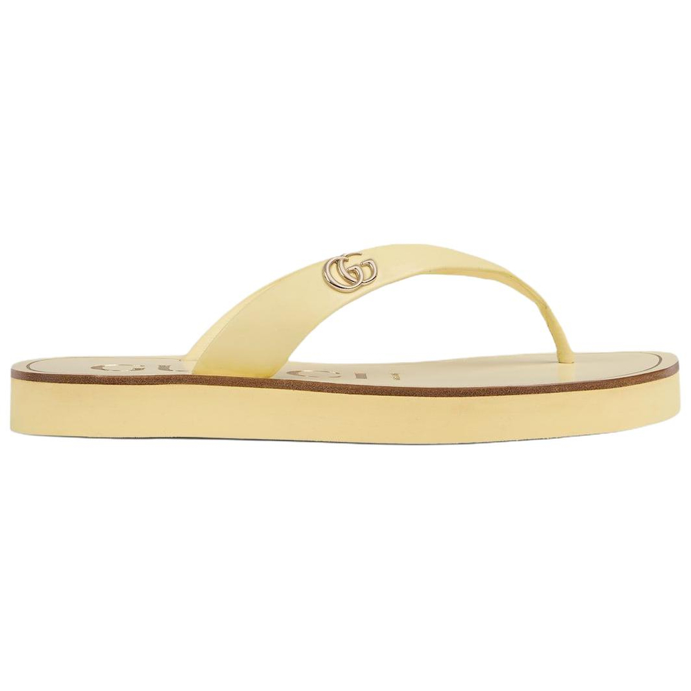 GUCCI Flip Flops Women"s Yellow