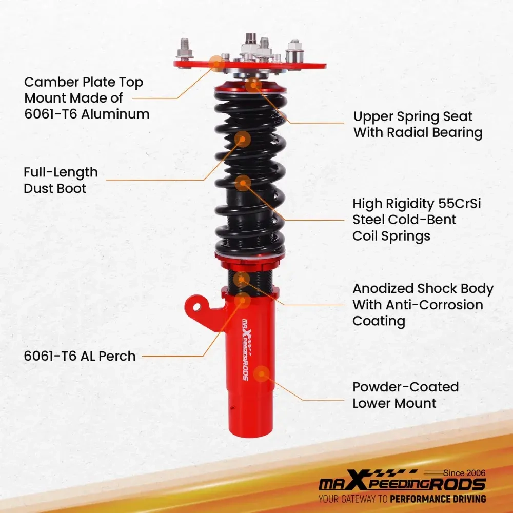 MaXpeedingrods Coilovers Lowering Kit подходит для автомобиля BMW 3-Series AWD F30 2013-2019