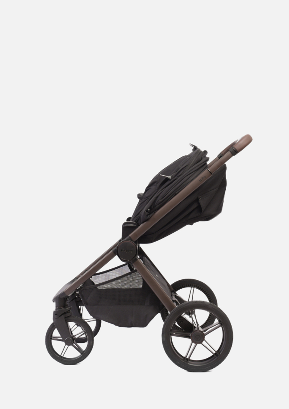 Peppy Коляска детская Soho 2 в 1 Black Черный