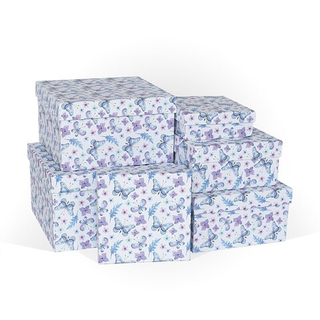 Коробка Квадрат 15*15*5 Бабочки 1 шт